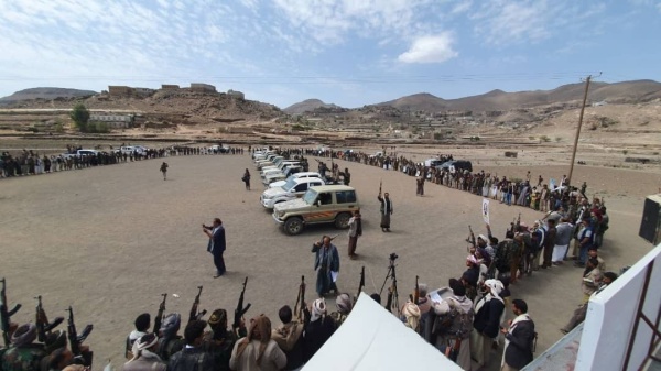 قبائل الرياشية بالبيضاء يعلنون الاستنفار لإنهاء العدوان والحصار قبائل الرياشية بالبيضاء يعلنون الاستنفار لإنهاء العدوان والحصار