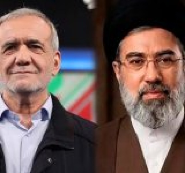 لقاء ثان بين مجتبى خامنئي وبزشكيان منذ انتخابه قائدا للثورة الإيرانية