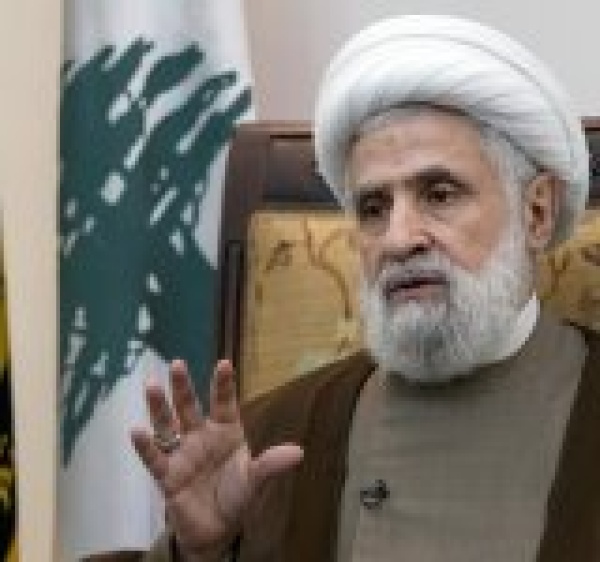 الشيخ نعيم قاسم محذرا أمريكا تهيئ المقدمات لقيام اسرائيل الكبرى