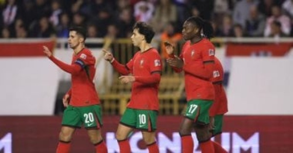 البرتغال تهزم الدنمارك برباعية بدوري الأمم الأوروبية فى غياب رونالدو فيديو البرتغال تهزم الدنمارك برباعية بدوري الأمم الأوروبية فى غياب رونالدو فيديو