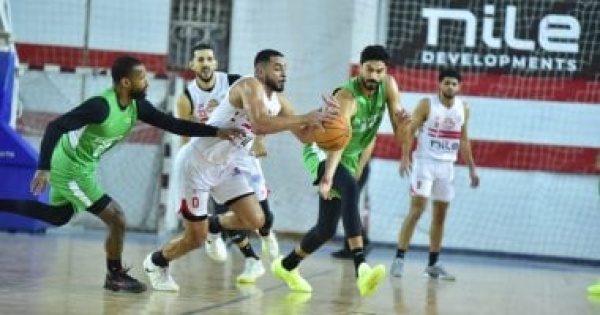 الزمالك يواجه الجزيرة فى دورى مرتبط السلة رجال