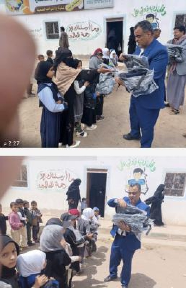 فرع مؤسسة الاتصالات في ذمار يدشن مشروع توزيع الحقيبة المدرسية فرع مؤسسة الاتصالات في ذمار يدشن مشروع توزيع الحقيبة المدرسية