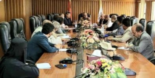 استعراض الترتيبات النهائية لتدشين استراتيجية جامعة إب 2026 2030