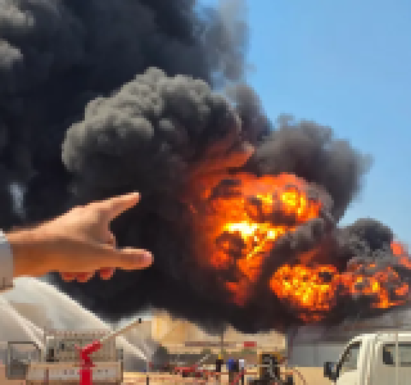 استهداف محطة كهرباء في مدينة الزاوية بليبيا وانقطاع واسع للتيار استهداف محطة كهرباء في مدينة الزاوية بليبيا وانقطاع واسع للتيار
