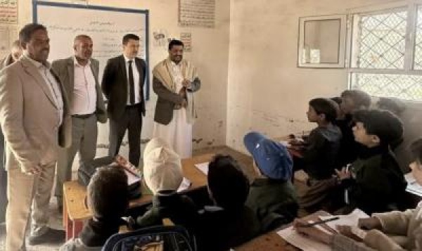 نائب وزير التربية والتعليم يتفقد سير العملية التعليمية بمحافظة ذمار