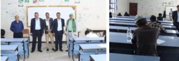 جامعة إب تدشين اختبارات المفاضلة للطلبة المتقدمين للتنافس على مقاعد برنامج التصميم