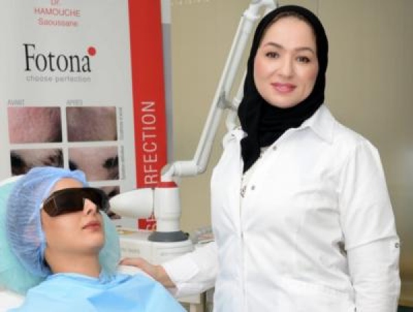 الدكتورة سوسن حموش الليزر الوعائي fotona علاج الأوعية الدموية الظاهرة بدقة وأمان