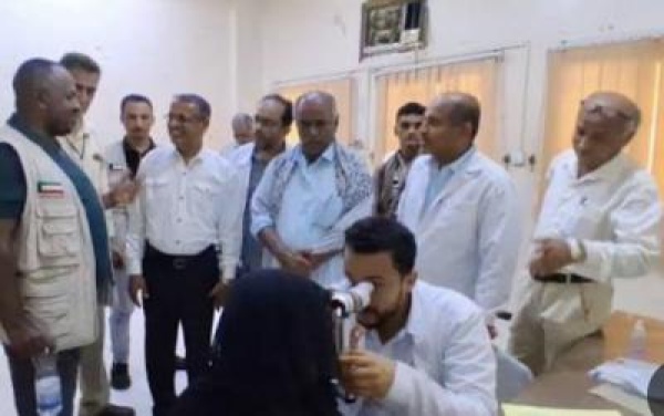 تدشين مخيم النور الطبي المجاني للعيون في مستشفى 21 سبتمبر بالحديدة تدشين مخيم النور الطبي المجاني للعيون في مستشفى 21 سبتمبر بالحديدة