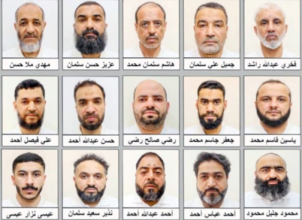 القبض على 15 شخصا يمثلون المنفذين الميدانيين في قضية عملاء إيران في البحرين