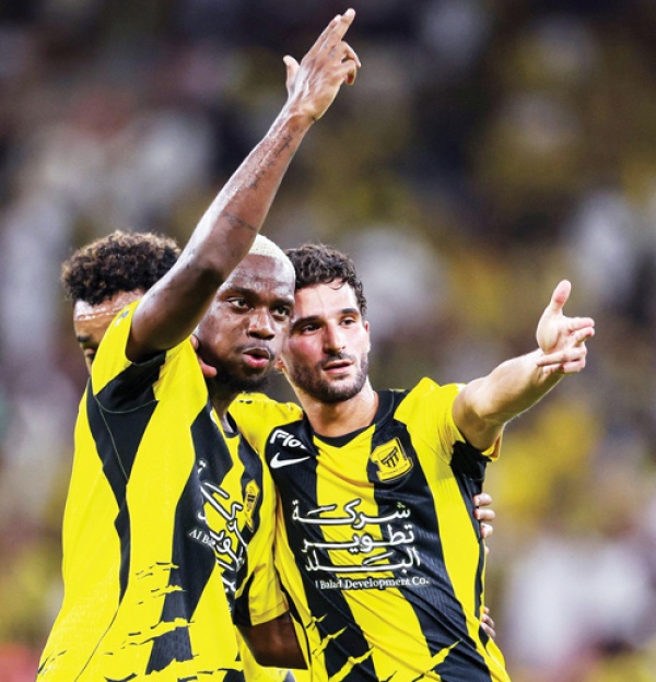 الاتحاد يلحق الخسارة بالنصر بثنائية جورج الاتحاد يلحق الخسارة بالنصر بثنائية جورج