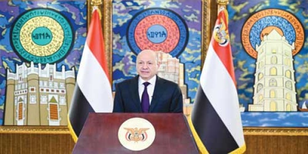 الرئاسي اليمني يعلن بدء التحرير لاستعادة الدولة