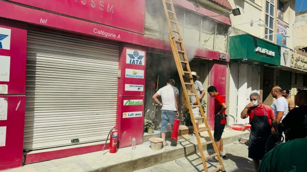 رأس الجبل حريق بمطعم يستنفر الأهالي وتجدد المطالب بتركيز نقطة قارة للحماية المدنية