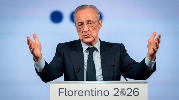 بيريز يسخر من إنريكي ريكيلمي بعد فوزه في انتخابات رئاسة ريال مدريد