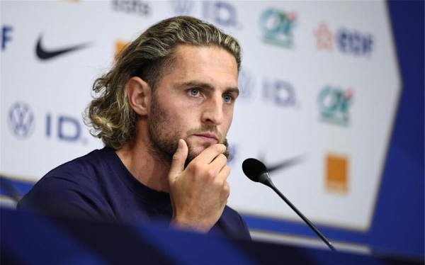 رابيو أريد الفوز على أيرلندا من أجل ديشامب وأتمنى أن يحظى بتكريم جيد رابيو أريد الفوز على أيرلندا من أجل ديشامب وأتمنى أن يحظى بتكريم جيد