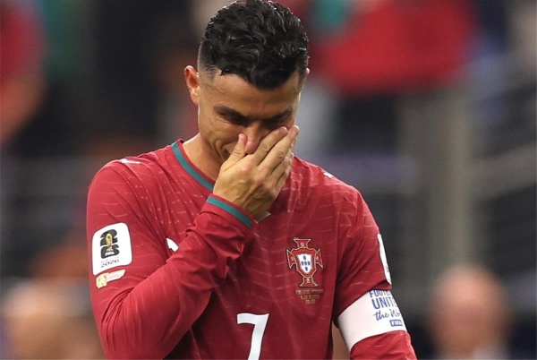 فيديو رد فعل كريستيانو رونالدو بعد توديع كأس العالم أمام إسبانيا