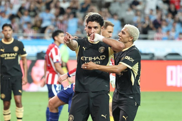 رجل مباراة مانشستر سيتي وأتلتيكو مدريد الودية
