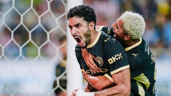 شبكة إنجليزية تلخص سر هدفي عمر مرموش أمام أتلتيكو مدريد ودي ا شبكة إنجليزية تلخص سر هدفي عمر مرموش أمام أتلتيكو مدريد ودي ا