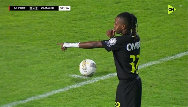 فيديو شيكو بانزا يسجل هدف الزمالك الثاني أمام إيه إس بورت
