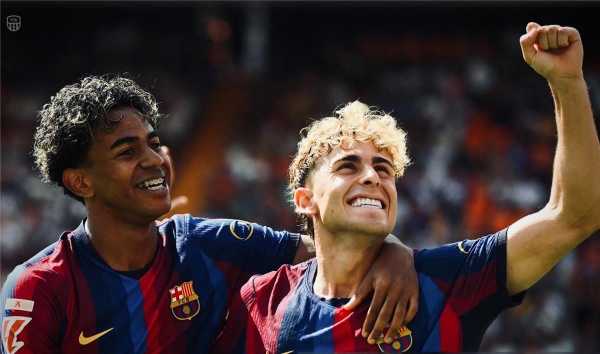 أرقام قياسية مميزة في مباراة برشلونة وفالنسيا بالدوري الإسباني