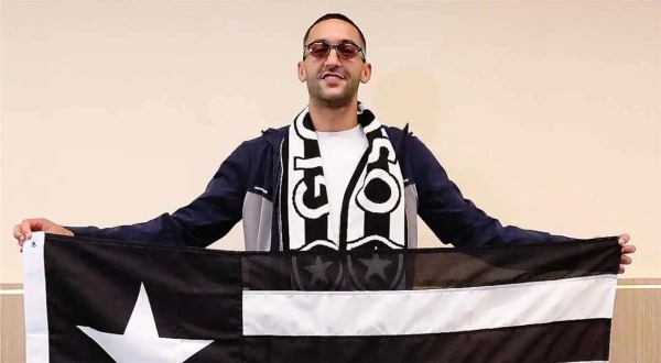 حكيم زياش البرازيل رقم واحد في كرة القدم ومتحمس لتجربتي مع بوتافوجو حكيم زياش البرازيل رقم واحد في كرة القدم ومتحمس لتجربتي مع بوتافوجو