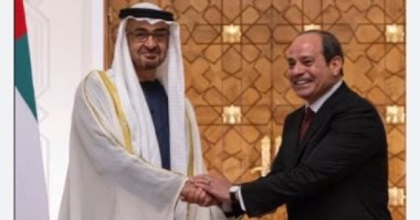 الشيخ محمد بن زايد يؤكد الطابع الاستثنائى للأواصر الشعبية والرسمية بين مصر والإمارات