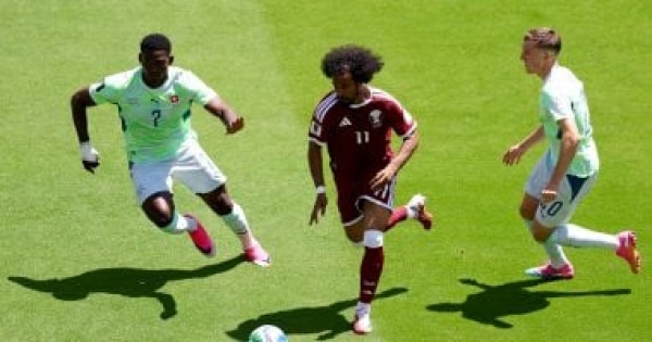 هدف قاتل يمنح منتخب قطر التعادل أمام سويسرا فى كأس العالم فيديو وصور هدف قاتل يمنح منتخب قطر التعادل أمام سويسرا فى كأس العالم فيديو وصور