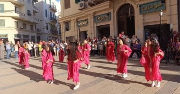 أولى عروض الثقافة حياة شارع الفن ينشر البهجة فى الإسكندرية