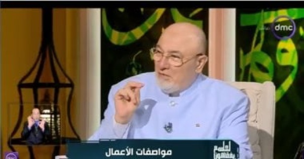 خالد الجندي نية الإنسان تحدد حكم فعله الفقهي حتى وإن شرب كوب ماء خالد الجندي نية الإنسان تحدد حكم فعله الفقهي حتى وإن شرب كوب ماء