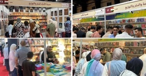 الكتاب المصرى يخطف الأنظار إقبال لافت على أجنحة الناشرين بمعرض بغداد