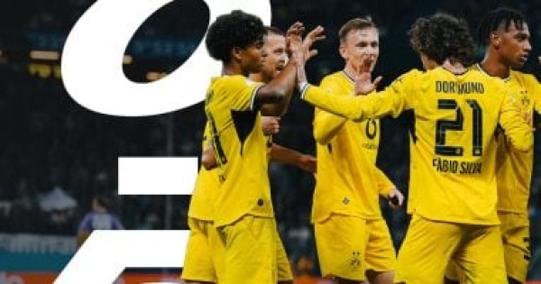 دورتموند يكتسح هامبورج إيمسبوتيلر بخماسية ويتأهل للدور الثاني بكأس ألمانيا