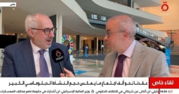متحدث الأمين العام للأمم المتحدة نحو ألف اجتماع ثنائي خلال أسبوع
