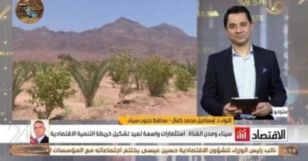 محافظ جنوب سيناء للتليفزيون المصري مشروعات تنمية سيناء تحظي باهتمام الدولة محافظ جنوب سيناء للتليفزيون المصري مشروعات تنمية سيناء تحظي باهتمام الدولة