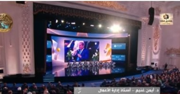 أيمن غنيم مصر تدير ملفى الأمن الغذائى والمائى برؤية شاملة
