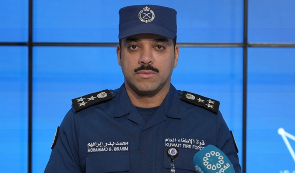الإطفاء السيطرة على حريق بمنفذ العبدلي بعد استهدافه بطائرات مسيرة معادية