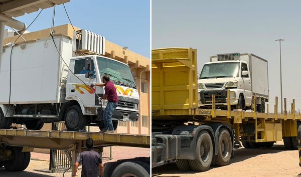 البلدية رفع 7 عربات متنقلة مخالفة لباعة جائلين في الجهراء البلدية رفع 7 عربات متنقلة مخالفة لباعة جائلين في الجهراء