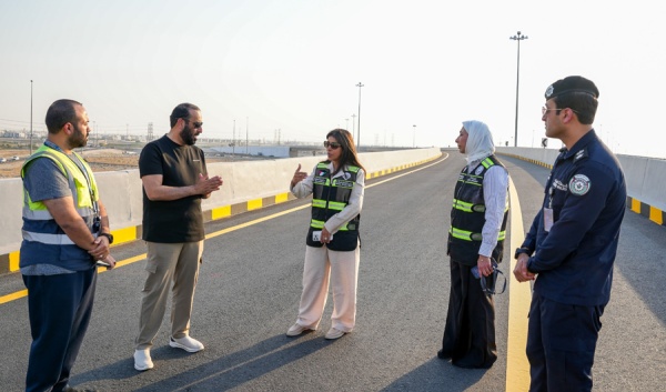 وزيرة الأشغال تتفقد مشروع جسر صباح الناصر للوقوف على آخر مراحل الإنجاز وزيرة الأشغال تتفقد مشروع جسر صباح الناصر للوقوف على آخر مراحل الإنجاز