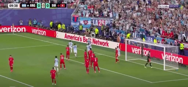 بث مباشر الأرجنتين ضد سويسرا الشوط الثاني 1 0 نتيجة مباراة ربع نهائي كأس العالم 2026 لحظة بلحظة