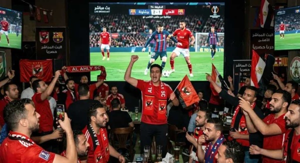 مشاهدة الشوط الأول من بث مباشر مباراة الأهلي وبرشلونة الأسطورة في كأس خوان جامبر