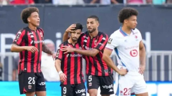 نيس يهزم ليل ويحقق فوزه الأول في الدوري الفرنسي بمشاركة محمد عبد المنعم نيس يهزم ليل ويحقق فوزه الأول في الدوري الفرنسي بمشاركة محمد عبد المنعم