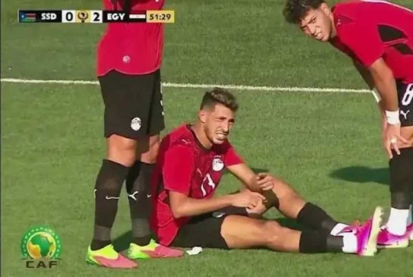 قبل مباراة القمة إصابة قوية لأحمد فتوح مع منتخب مصر أمام جنوب السودان قبل مباراة القمة إصابة قوية لأحمد فتوح مع منتخب مصر أمام جنوب السودان