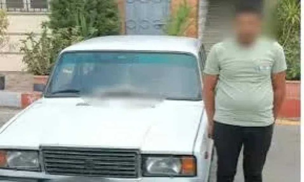 ضبط قائد سيارة غي ر لونها وزو ر لوحاتها لتبدو أجرة في البحيرة