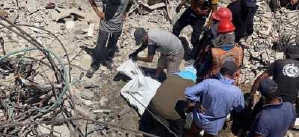 انتشال 112 جثمانا في غزة انتشال 112 جثمانا في غزة