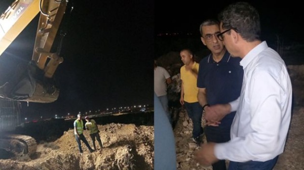 عطب بالقناة الرئيسية لتوزيع المياه والي سوسة يدعو لمواصلة الأشغال دون انقطاع