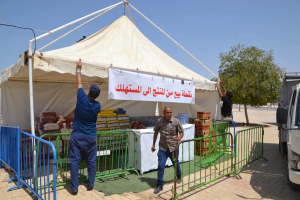 القيروان افتتاح نقطة بيع من المنتج إلى المستهلك بمناسبة المولد النبوي