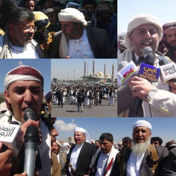 بحضور الحوثي والأمير والشريف صنعاء تشهد أكبر صلح قبلي بين قبائل يام وخولان وأنس تفاصيل مع الصور