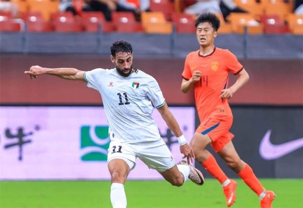 الدباغ يسجل ثنائية في فوز منتخب فلسطين على الصين بخماسية الدباغ يسجل ثنائية في فوز منتخب فلسطين على الصين بخماسية