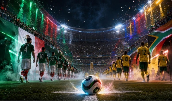 قناة مفتوحة تعلن إذاعة مباراة المكسيك وجنوب إفريقيا في افتتاح كأس العالم 2026 قناة مفتوحة تعلن إذاعة مباراة المكسيك وجنوب إفريقيا في افتتاح كأس العالم 2026