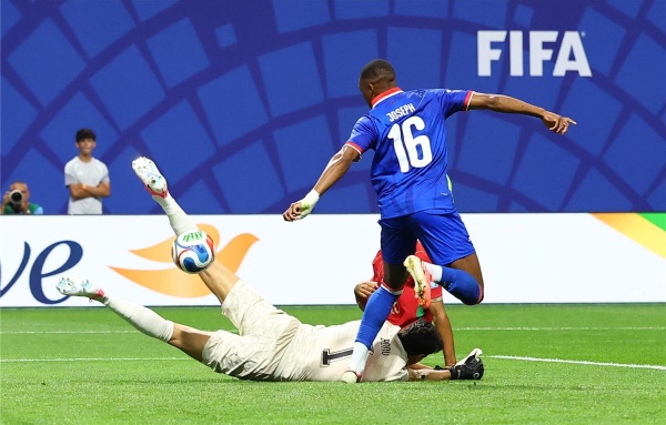 فيديو بالكعب ليني جوزيف يسجل هدف هايتي الأول أمام المغرب