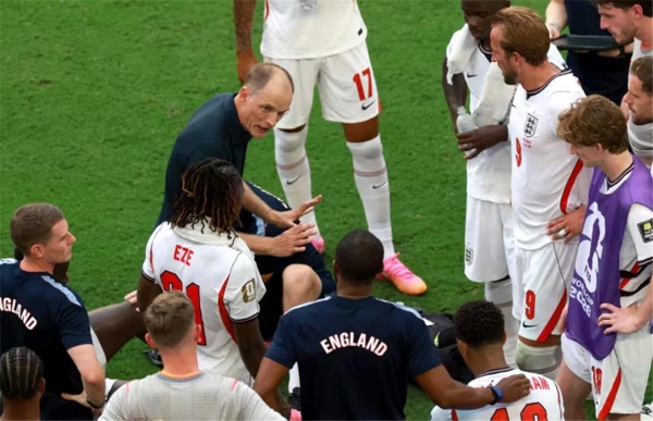 توخيل بعد تأهل إنجلترا لنصف نهائي كأس العالم لست راضي ا والحظ حالفنا توخيل بعد تأهل إنجلترا لنصف نهائي كأس العالم لست راضي ا والحظ حالفنا