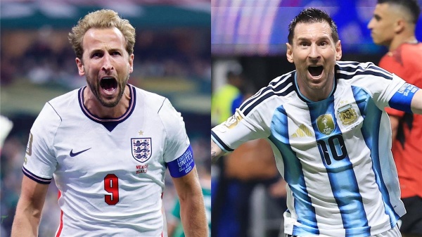 موعد والقنوات الناقلة لمباراة الأرجنتين وإنجلترا اليوم في كأس العالم والمعلقين